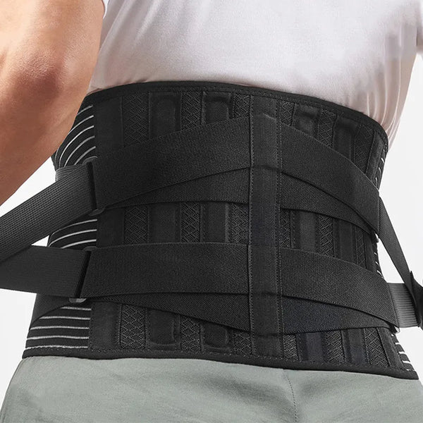 Hot sales work lumbar Belts Adjustable Waist Brace Straps Back Support For Lower Waist Therapy Portable Pain