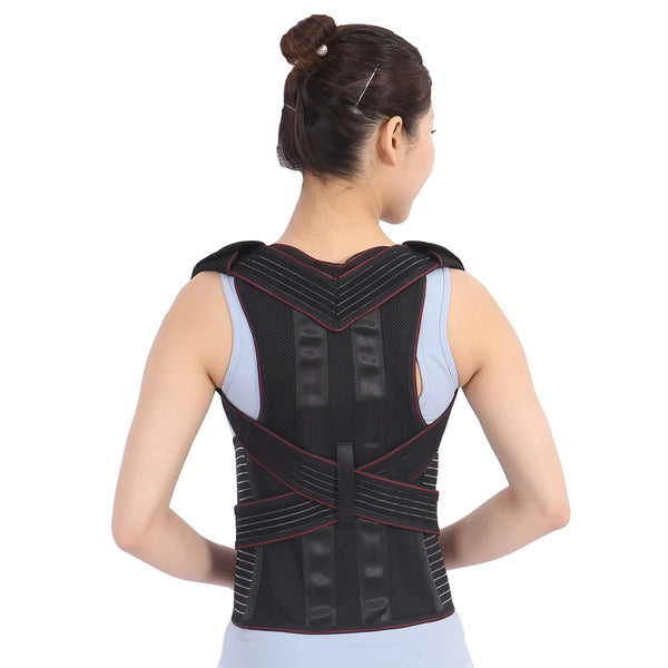 Back brace waist protection strap chest lumbar sacrum orthosis kyphosis mild scoliosis postural