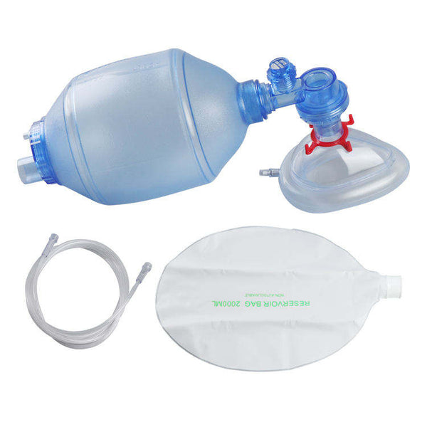 Medical Oxygen Resuscitator Oxygen Resuscitator Ambu Bag First Aid Respirator Plastic Ce Suction Device Ambulance Bag 3 Years