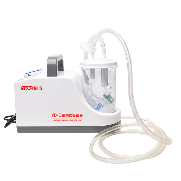 Advanced Portable Medical Electric Vacuum Suction Aspirator Pump Apparatus Unit Single Bottle Phlegm Suction Machine Device, Model YD-E